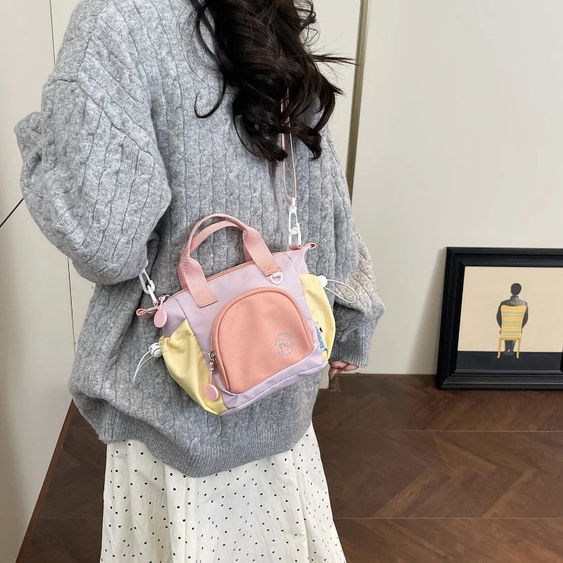 Elegante Bolso de Hombro Color Block | Bandolera Versátil para Mujer