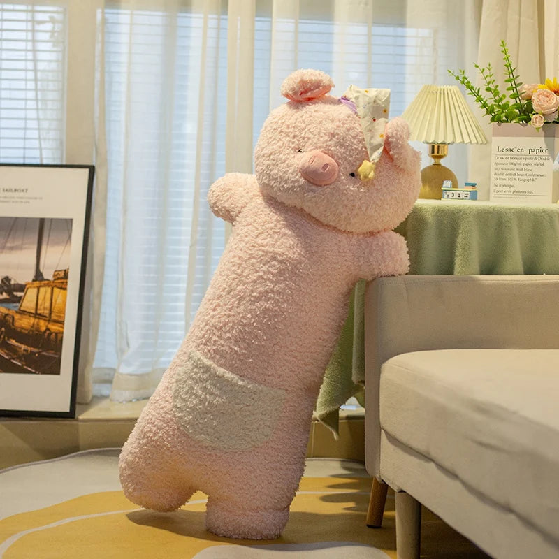 90cm Giant Plush Animal Pillow | Soft Sleep Cartoon Doll for Kids