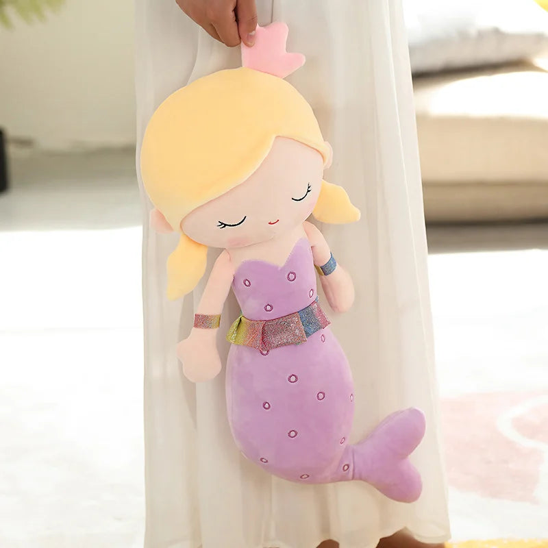 Mermaid Plush Toys | Soft Cozy Throw Pillow for Kids