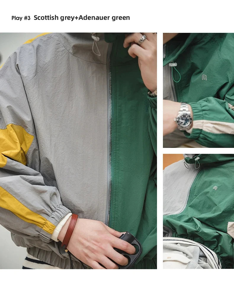 Men's Casual Detachable Double Zipper Jacket | Stylish Spring & Fall Coat