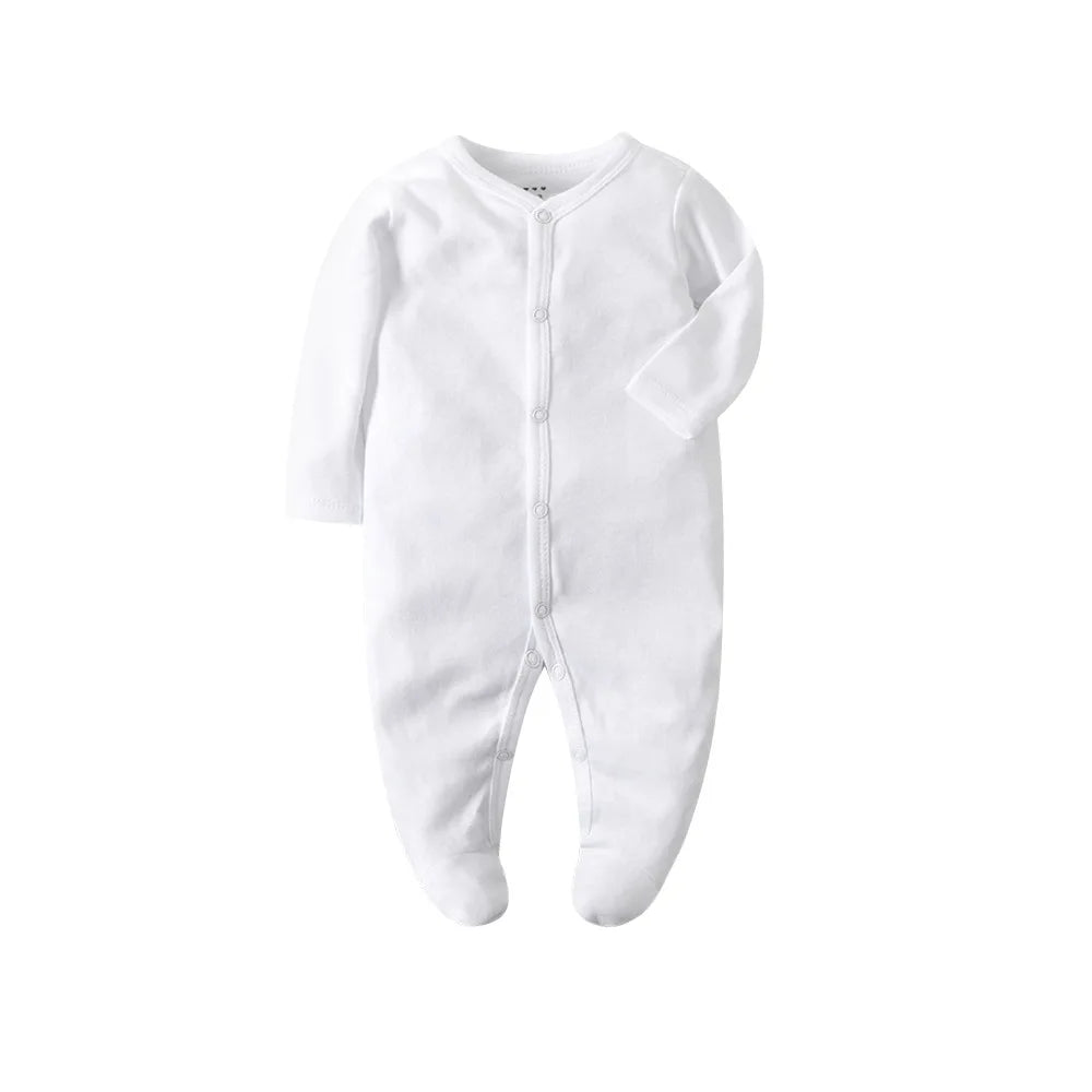 Unisex Baby Long Sleeve Cotton Bodysuit | Soft & Stylish Infant Clothing