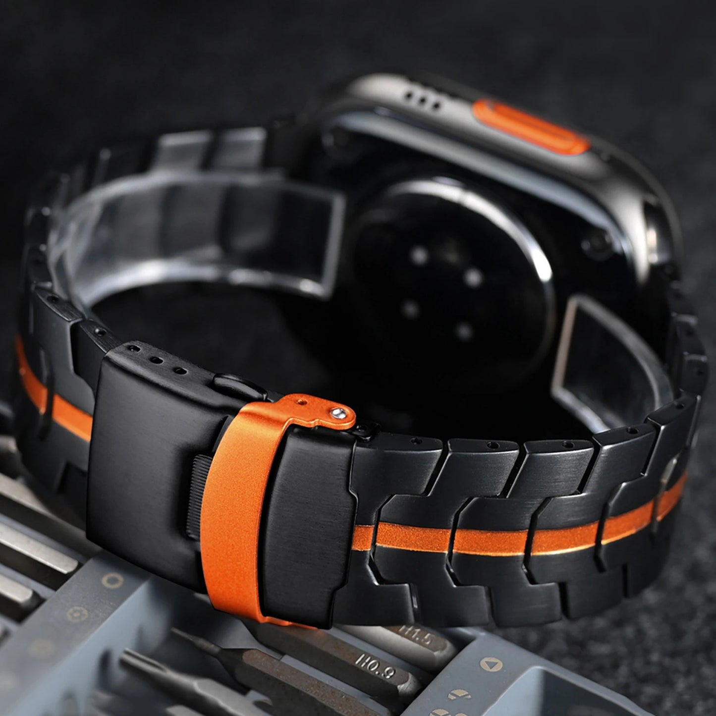 Titanium Color Metal Strap for Apple Watch | Premium Quality Band