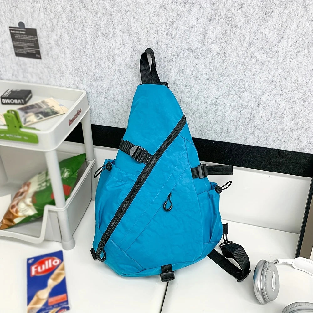 Large Capacity Chest Bag, Sports Shoulder Bag, Cycling Bag, Workwear Bag, New Functional and Versatile Crossbody Bag