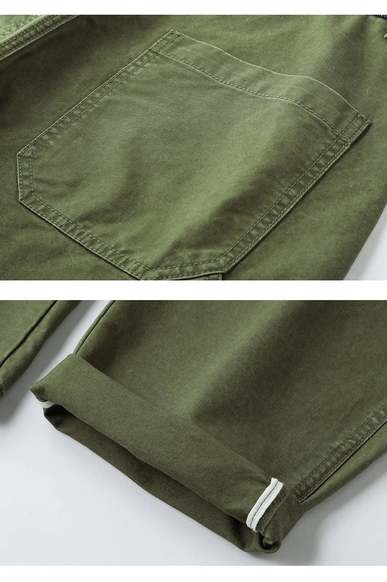 Men's Casual Cotton Cargo Pants | Vintage Big Pocket Trousers
