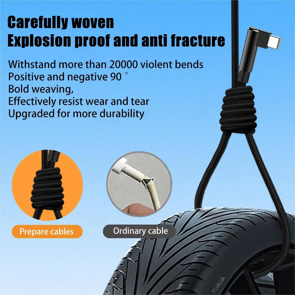 6A Fast Charging USB C Cable | 3m 5m Type C Data Cable