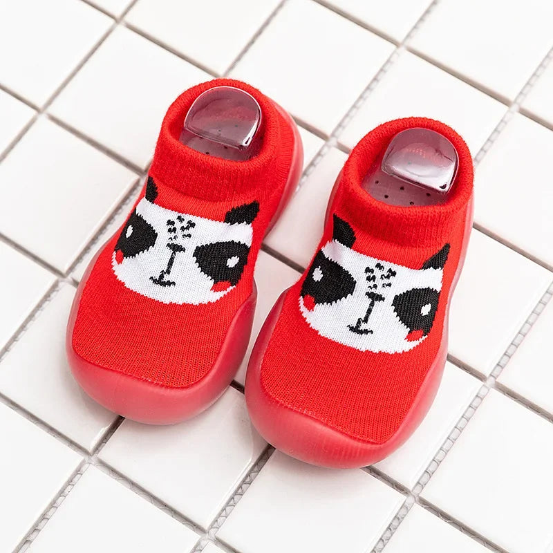 Kids Sock Shoes | Breathable Non-Slip Animal Print Toddler Shoes