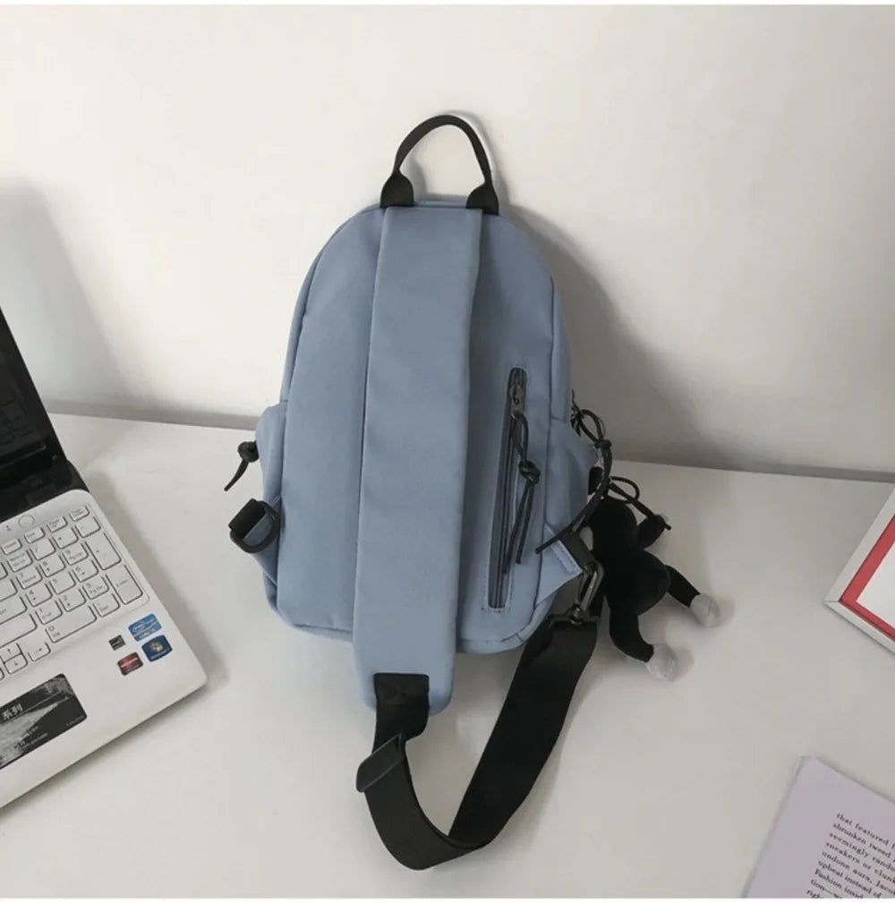 Unisex Korean Style Crossbody Bag | Lightweight & Portable