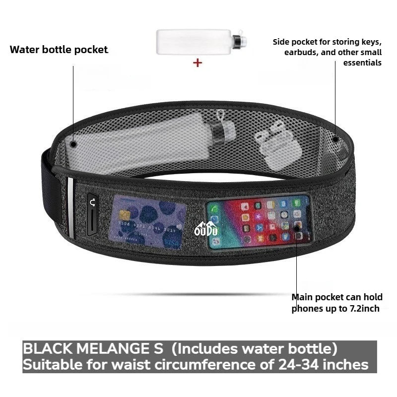 Unisex Running Bag with Water Bottle Holder | Outdoor Hydration Pack