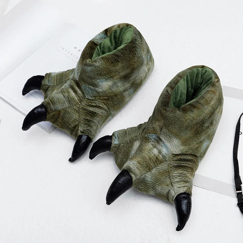 Fluffy Bigfoot Bear Paw Slippers | Cozy Unisex Indoor Slides