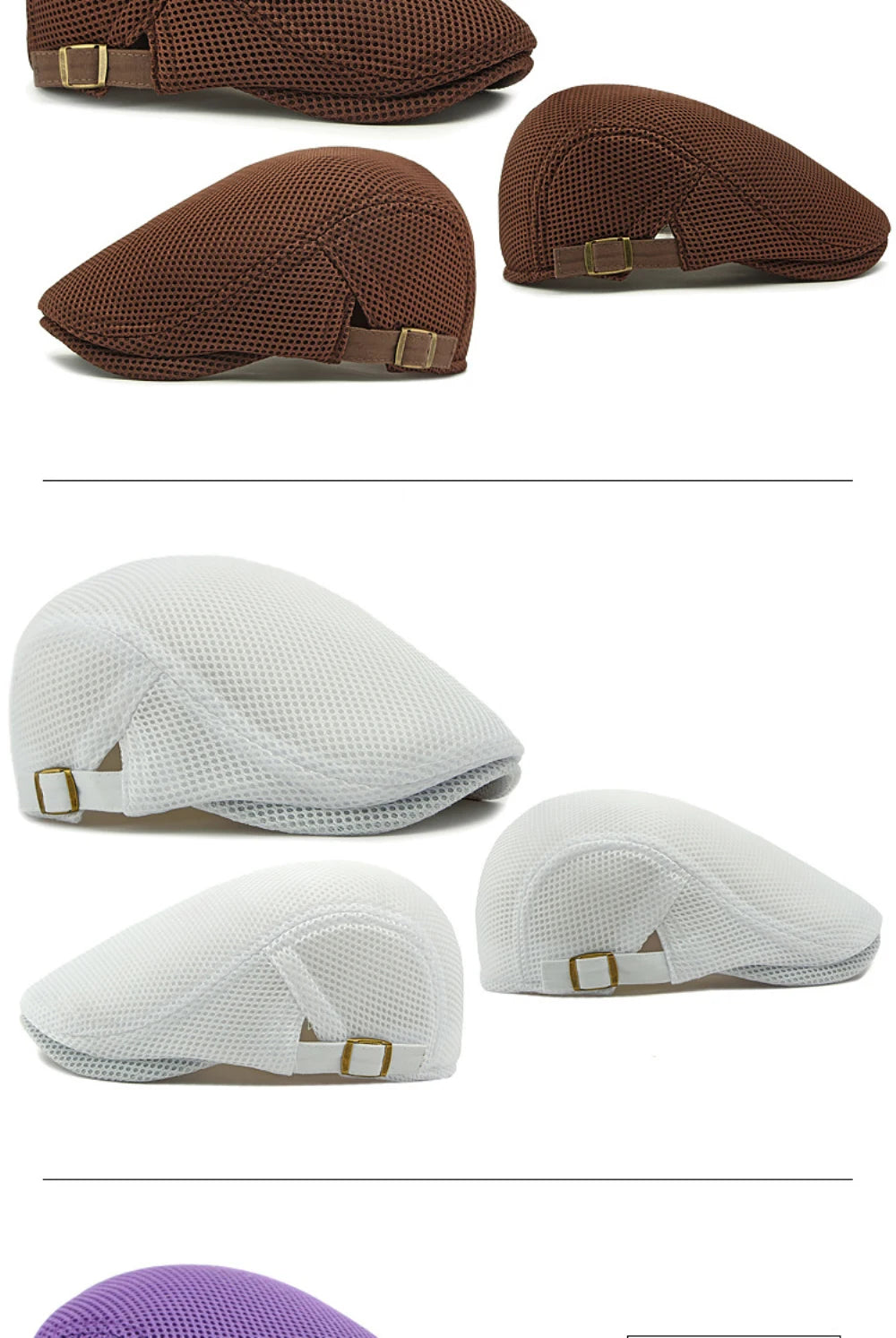 Stylish Unisex Beret Caps | Breathable Sun Hats for Summer