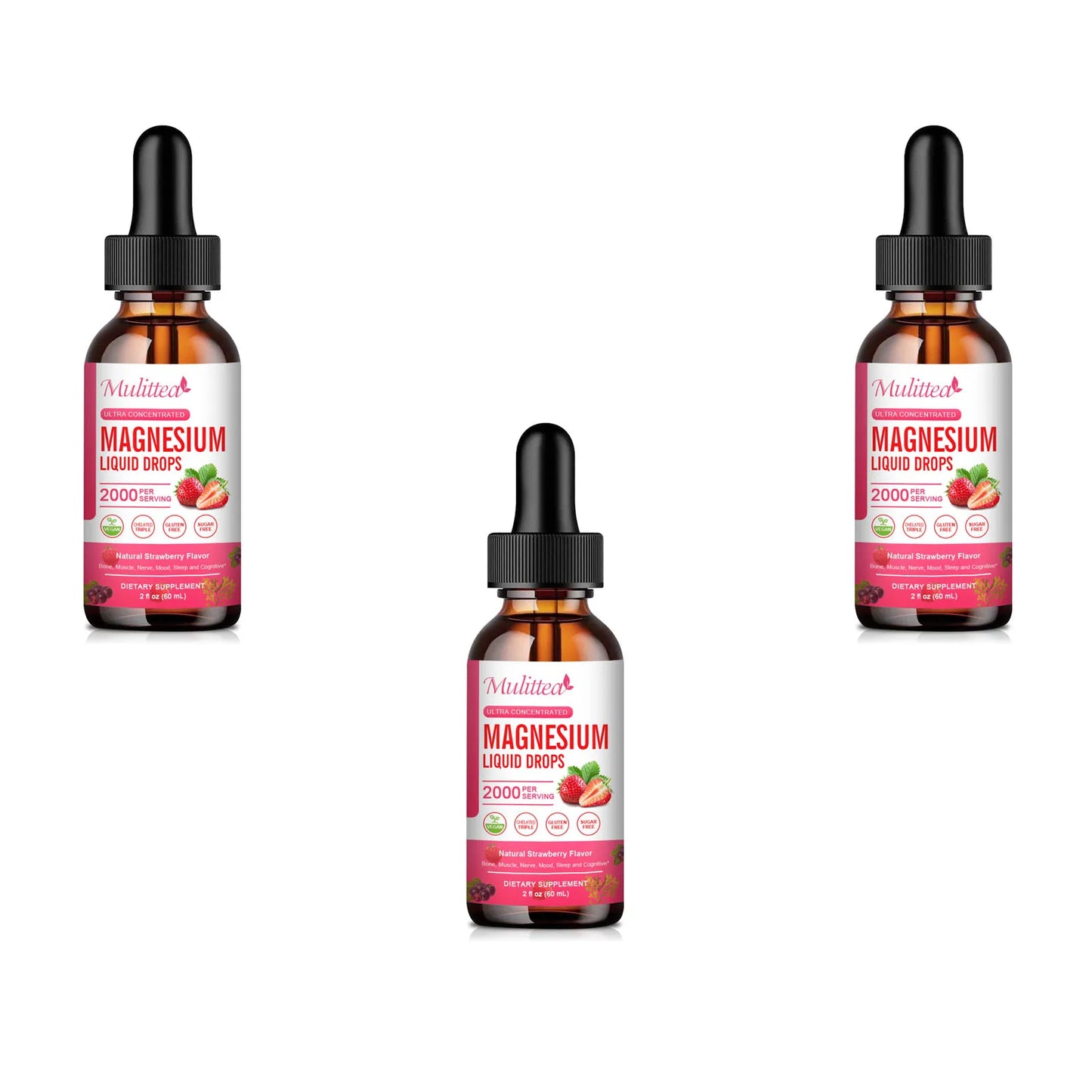 High Potency Liquid Magnesium Glycinate for Relaxation and Sleep