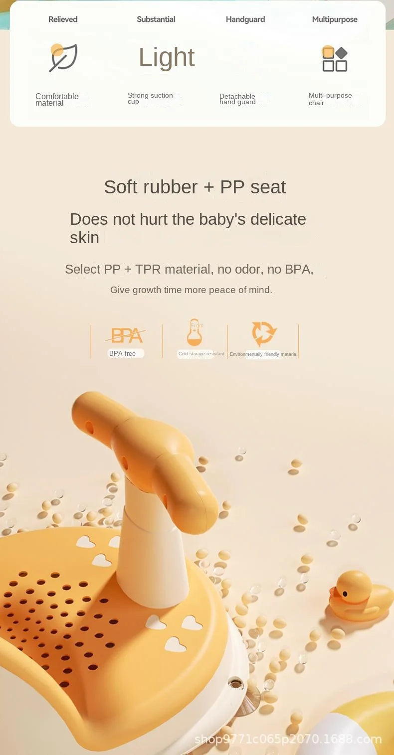Portable Children's Shower Seat | Safe & Comfortable Bath Time