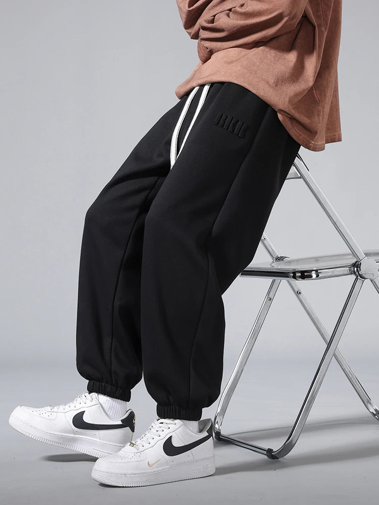Big Size Men's Tapered Sweatpants | Comfortable Jogger Pants