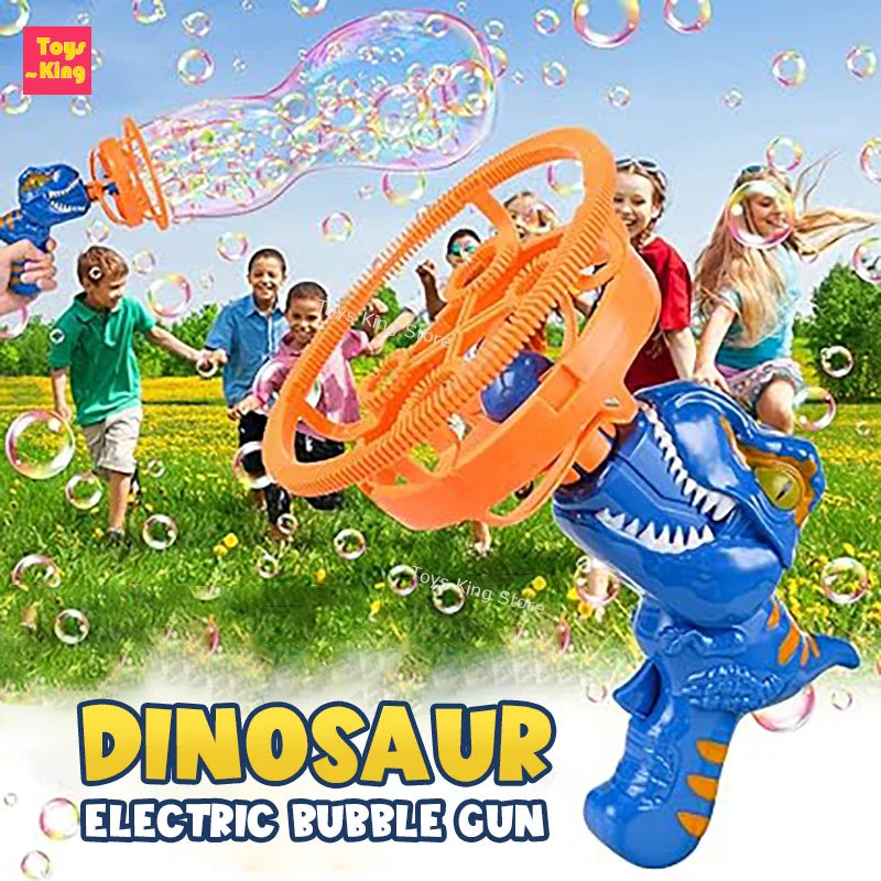 Dinosaur Electric Bubble Gun | Fun Automatic Bubble Machine for Kids