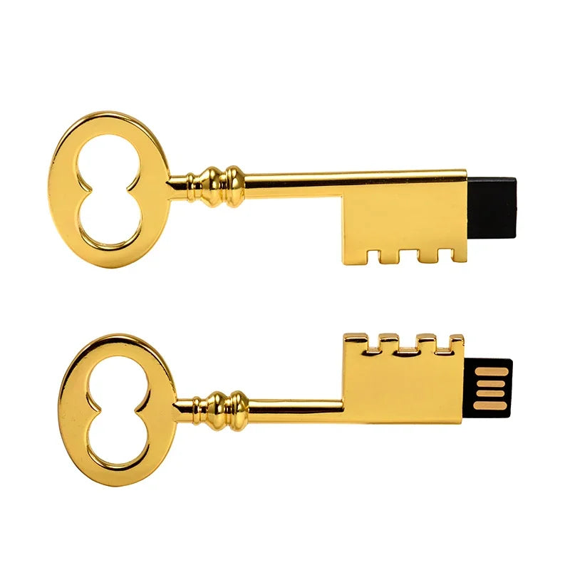 Heart Shaped USB 2.0 Flash Drive | Stylish 64GB Copper Memory Stick