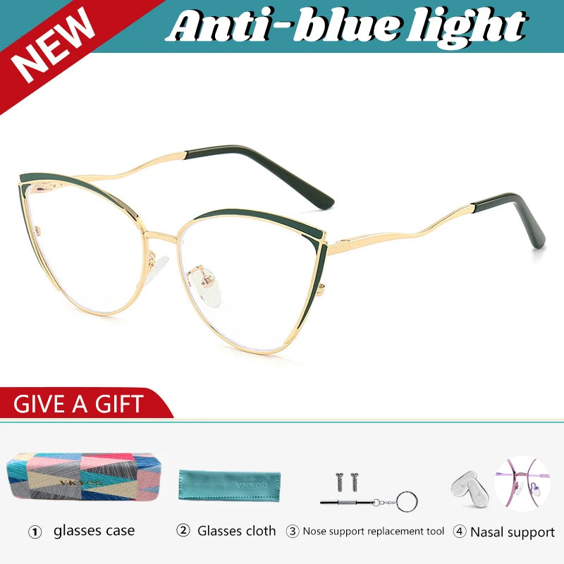 Personalized Cat Eye Glasses for Women | Customizable Style & Comfort