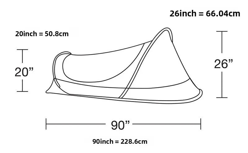 Rainproof Tactical Outdoor Camping Tent | Foldable Hiking Shelter