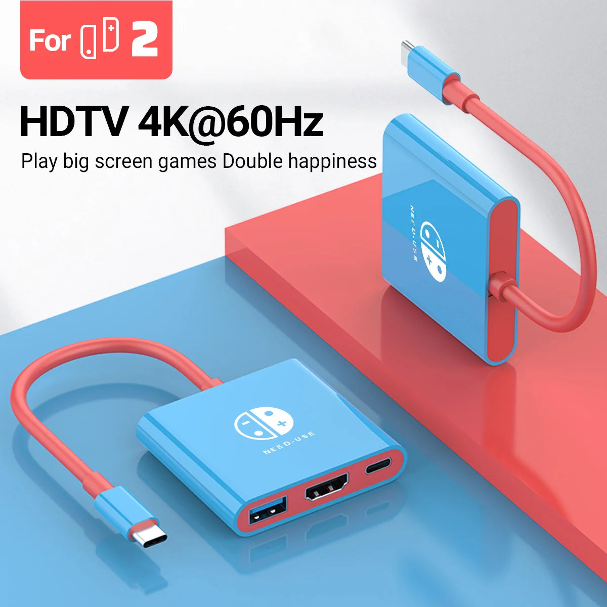 3 in 1 USB C Hub | HDMI 4K & PD 100W Fast Charging Docking Station