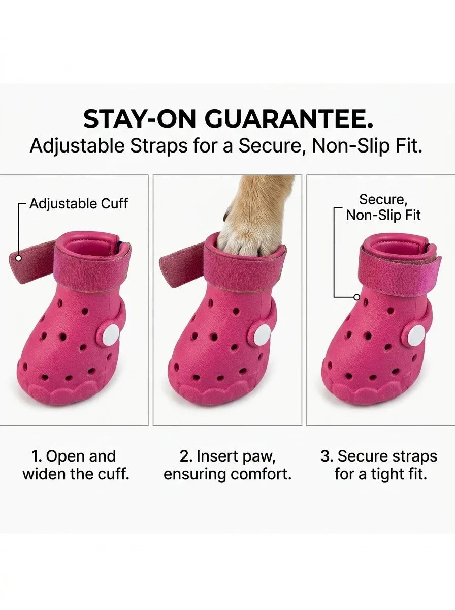 Breathable Dog Sandals for Summer | Soft Sole Outdoor Clogs