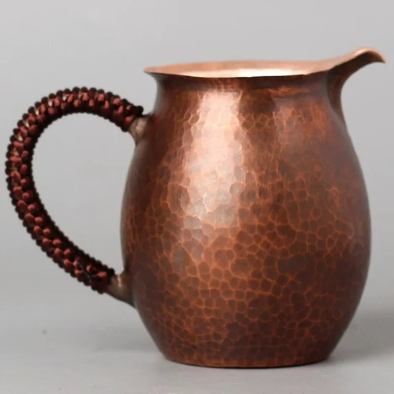 Elegant Vintage Copper Tea Mug | Stunning Hammered Coffee Cup