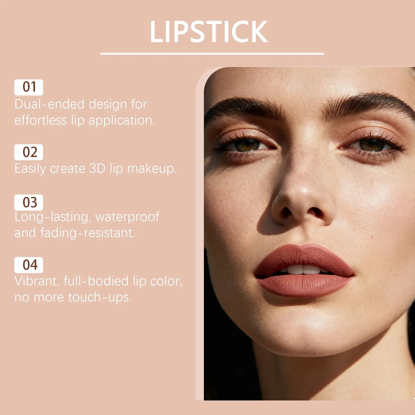 Waterproof Long-Lasting Party Lipstick | Vibrant Colors