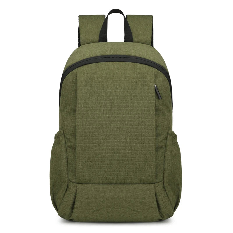Lightweight Solid-Color Backpacks for Outdoor & School Use
