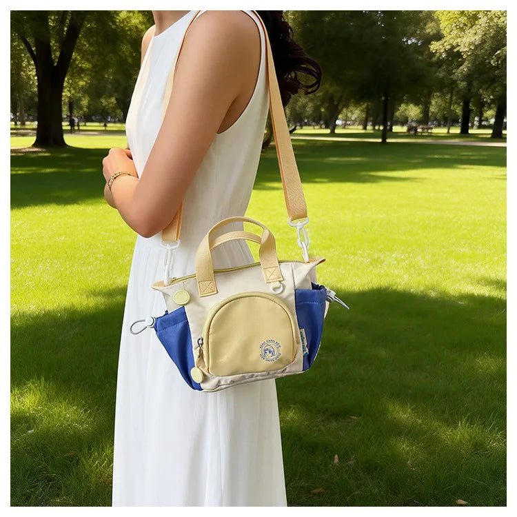 Elegante Bolso de Hombro Color Block | Bandolera Versátil para Mujer