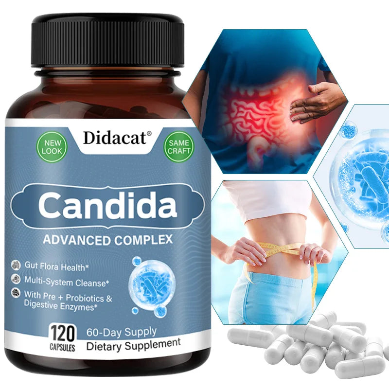Candida Complex with Digestive Enzymes - Balance Your Gut Health