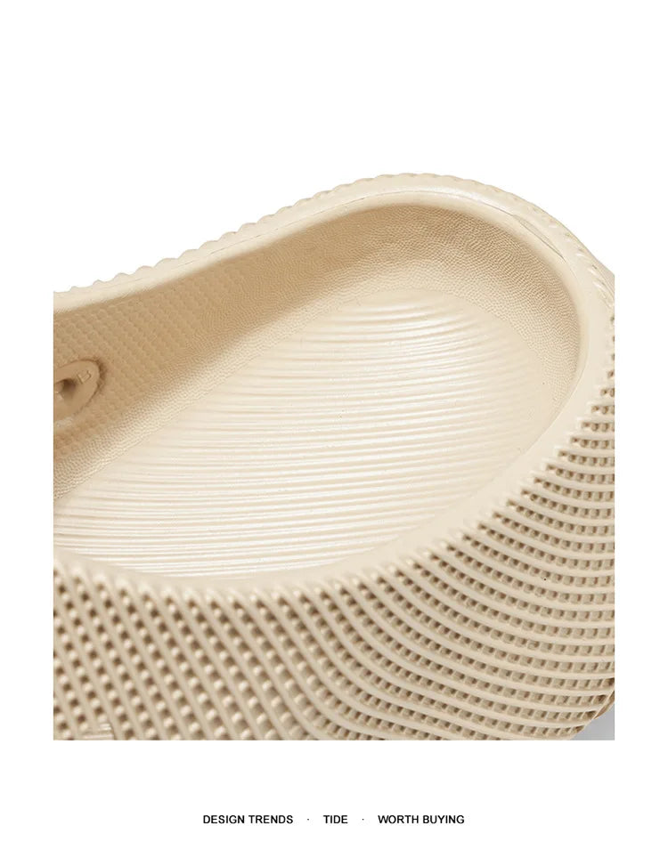 Generic Closed Toe Clogs 3d Printed Thick Sole Non Slip Soft Cushion Casual Summer Outdoor Slippers For Men Women Couple