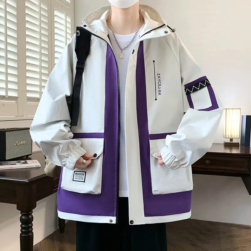Classic Men's Hooded Casual Jackets | Stylish Windproof Coats