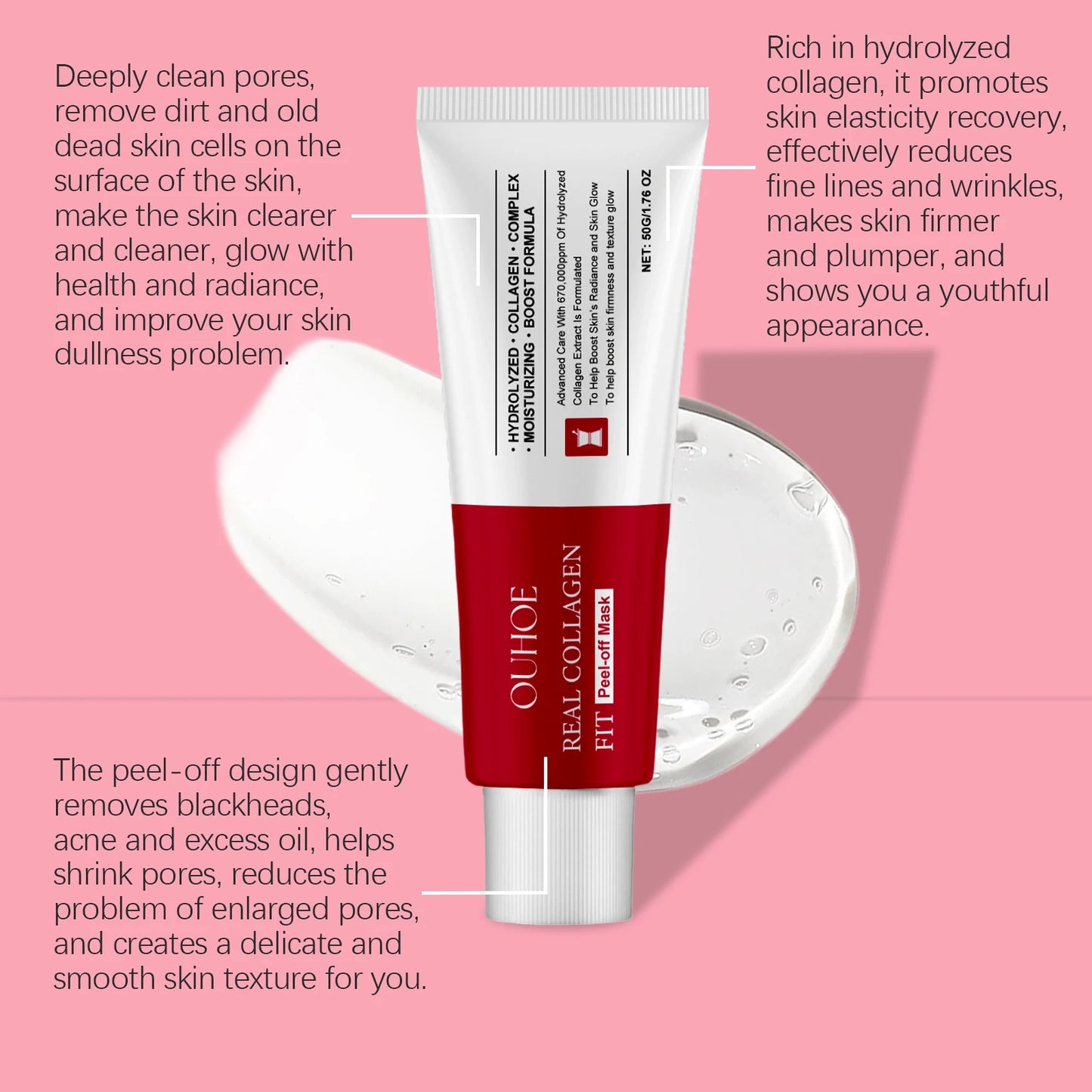 Collagen Peel Off Mask | Hydrating Anti-Aging Skincare Treatment