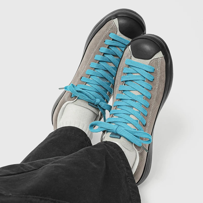 Men's Casual Suede Sneakers | Non-Slip Platform Walking Shoes