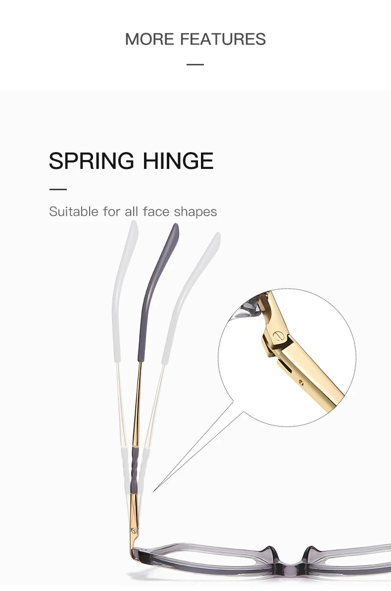 Fashionable Square Reading Glasses for Women | Anti-Blue Light
