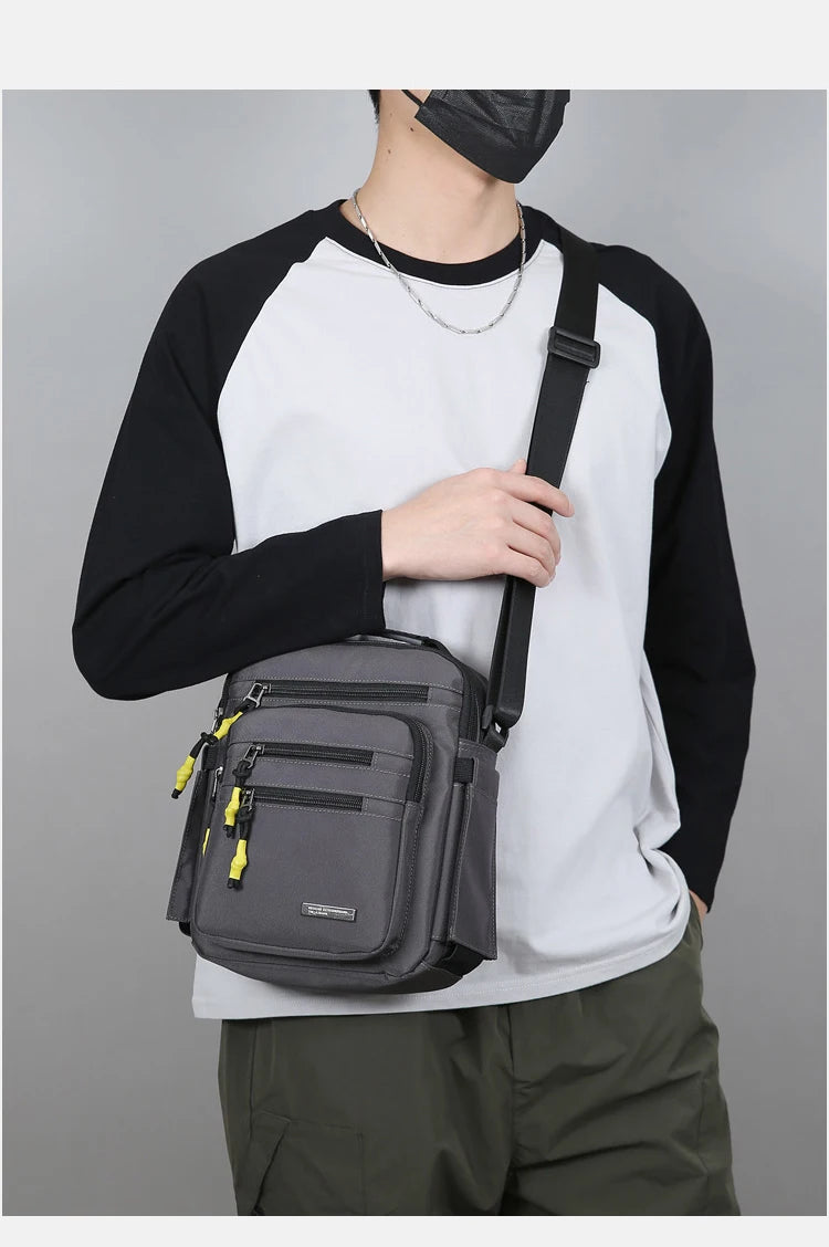 Bandolera de viaje multifuncional para hombre | Elegante y duradera