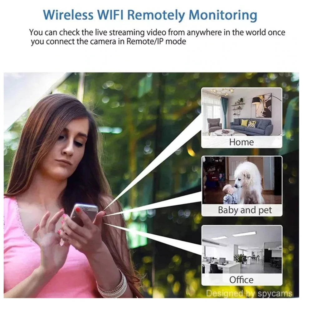1080P HD WiFi Night Vision Home Security Camera