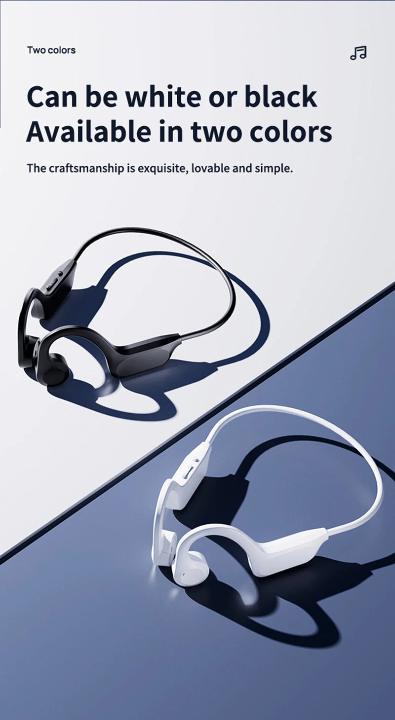 Bone Conduction Wireless Earphones for Sports | Swim & Run Hands-Free