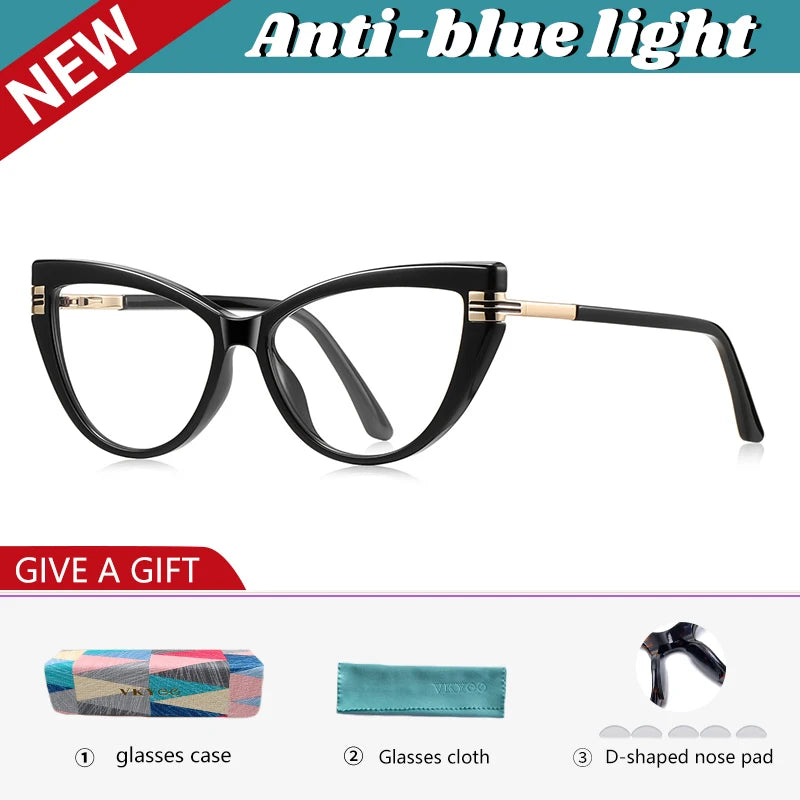Chic Cat Eye Anti-Blue Light Reading Glasses for Women