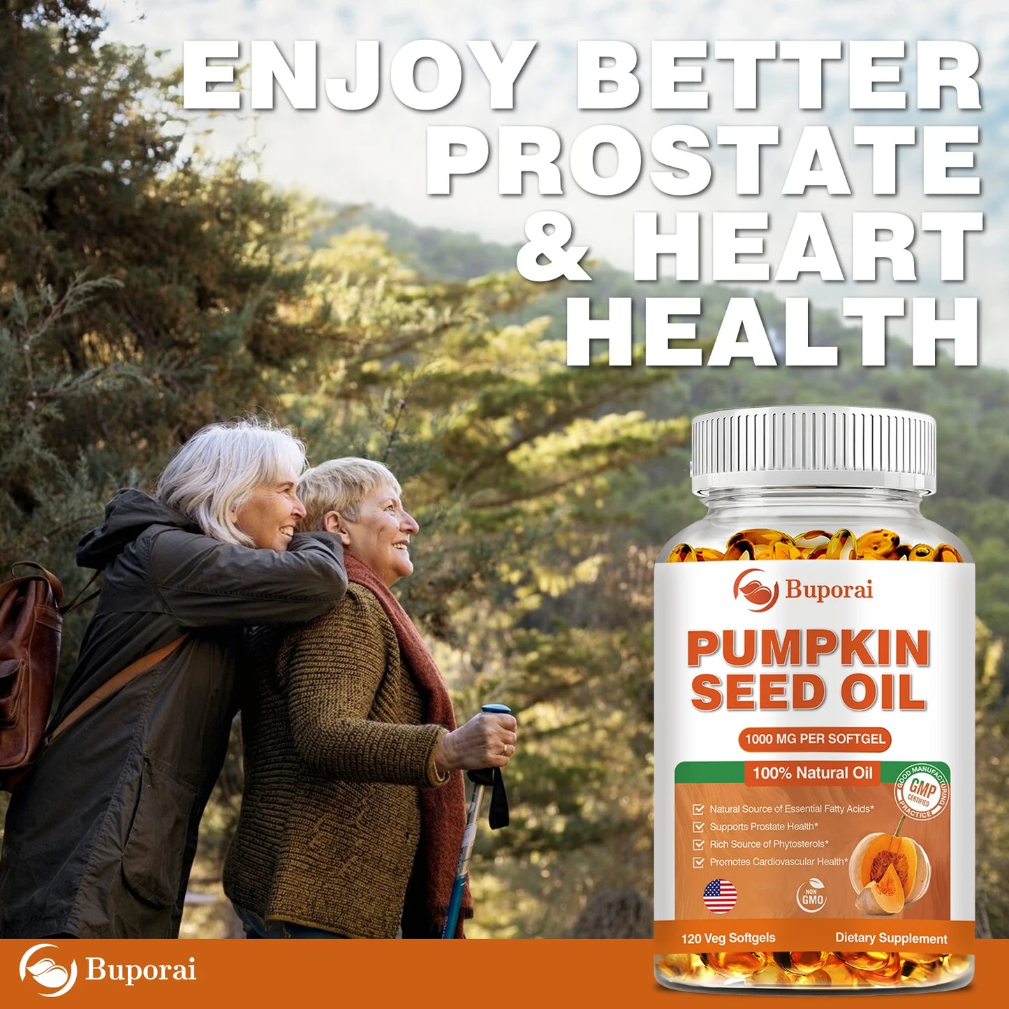 Pumpkin Seed Oil for Hair Growth & Prostate Health | Essential Support