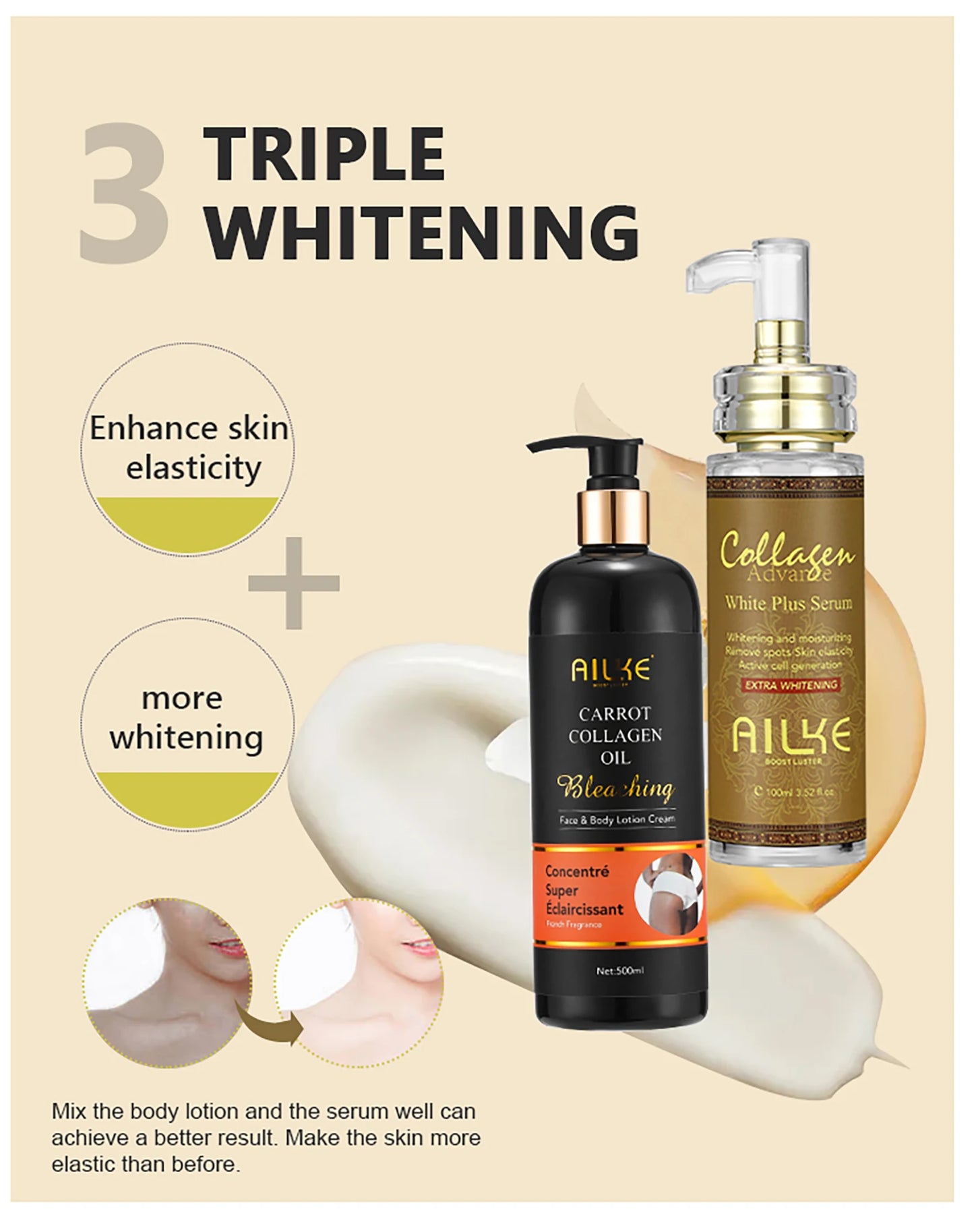 Collagen Whitening Essence for Radiant Skin | Moisturizing Serum