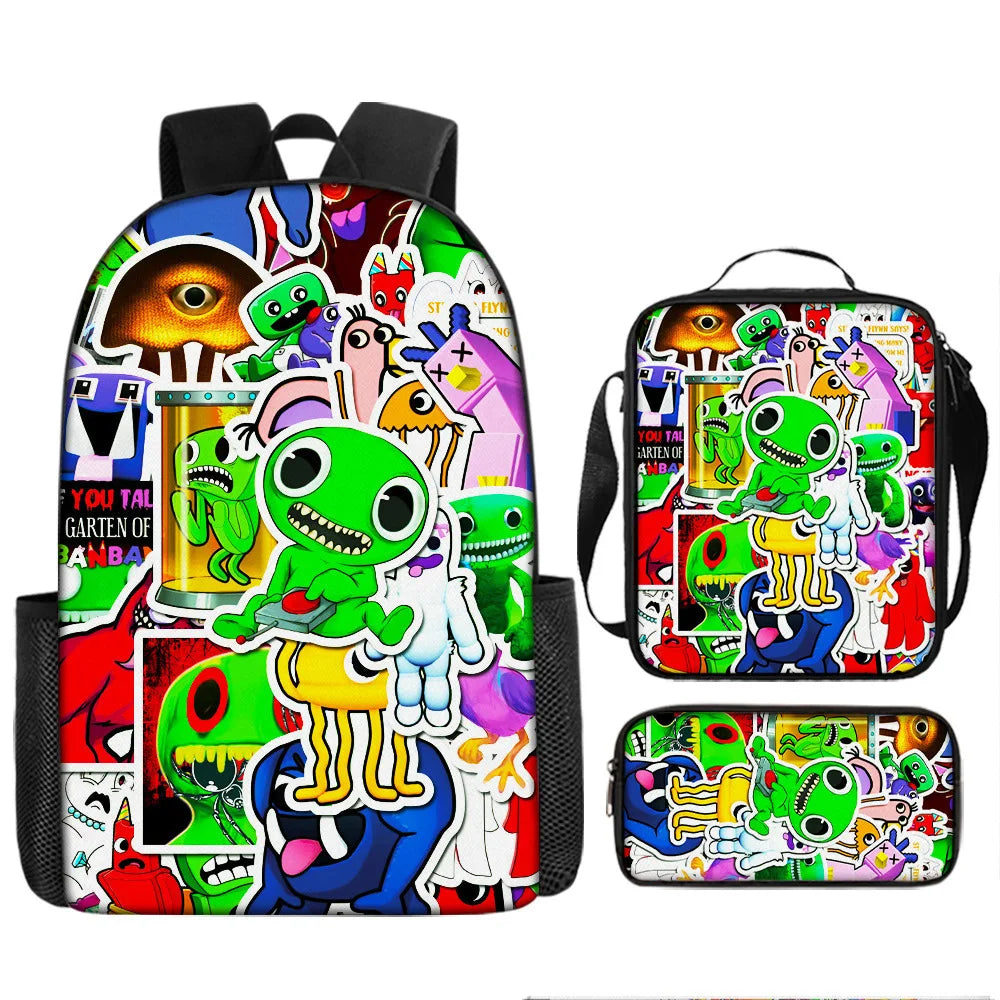 Stylish Garden Game Backpack | Versatile Student Shoulder Bag