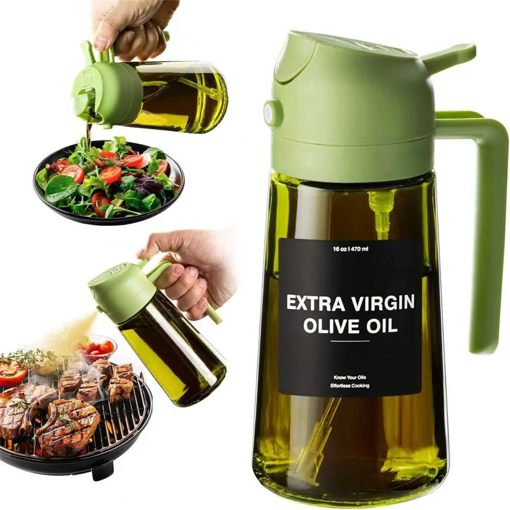 470 ML Oil Sprayer for Cooking | Versatile Olive Oil Dispenser