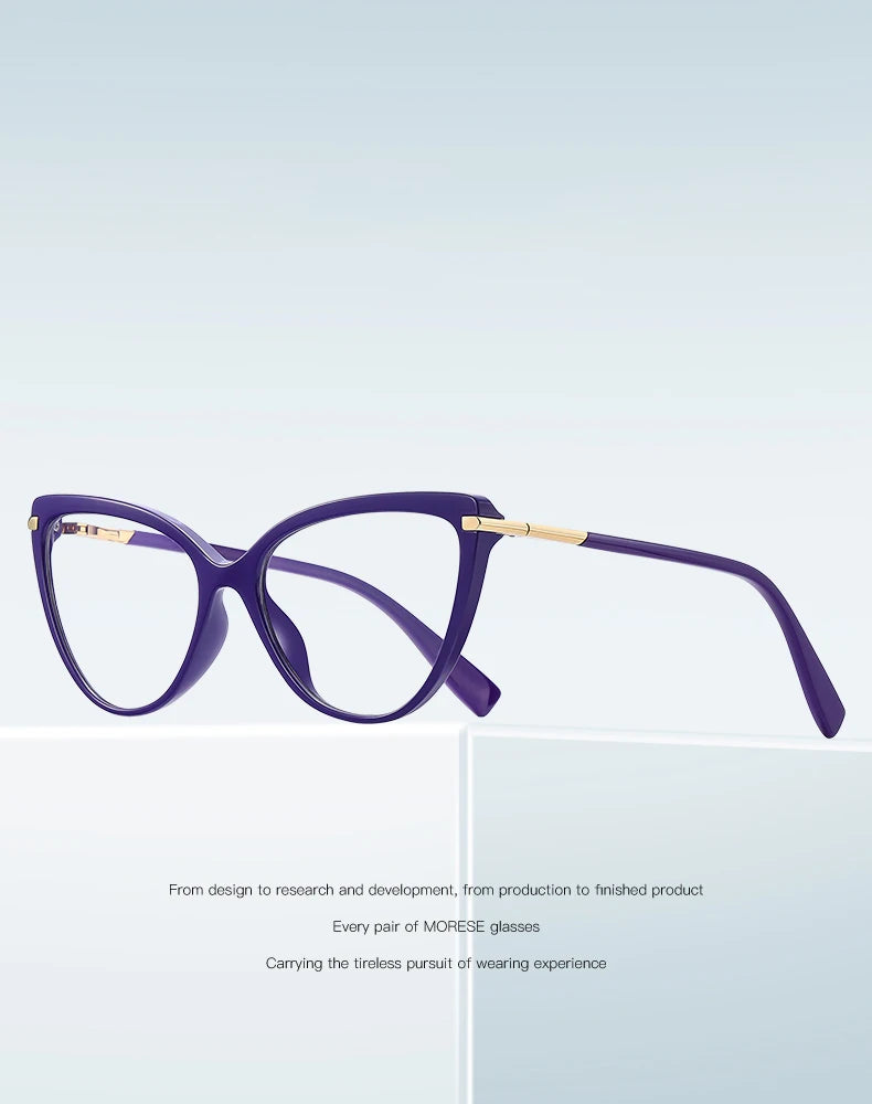 Chic Women's Cat Eye Prescription Glasses | Stylish & Functional