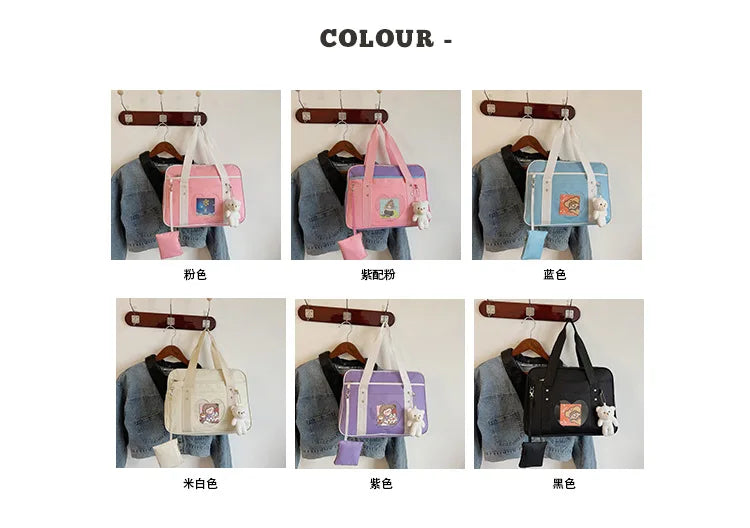 Cute Cosplay School Uniform Handbag | Stylish Anime Backpack