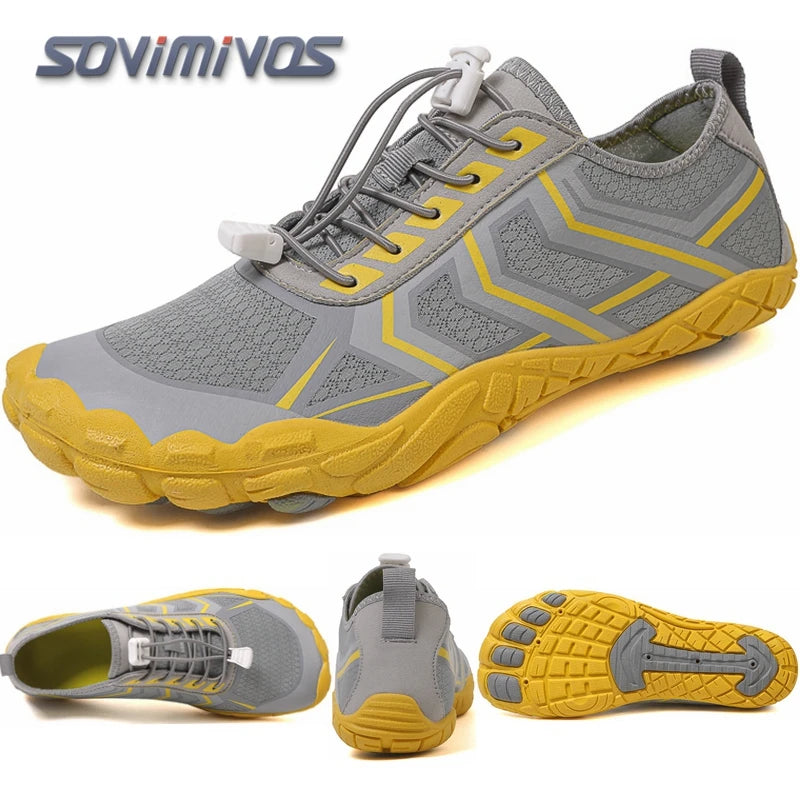 Unisex Swimming Water Shoes Men Barefoot Outdoor Beach Sandals Upstream Aqua Shoes Plus Size Nonslip River Sea Diving Sneakers