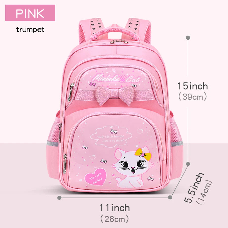 Cute Kitten Shoulder Bag | Adorable Backpack for School Girls