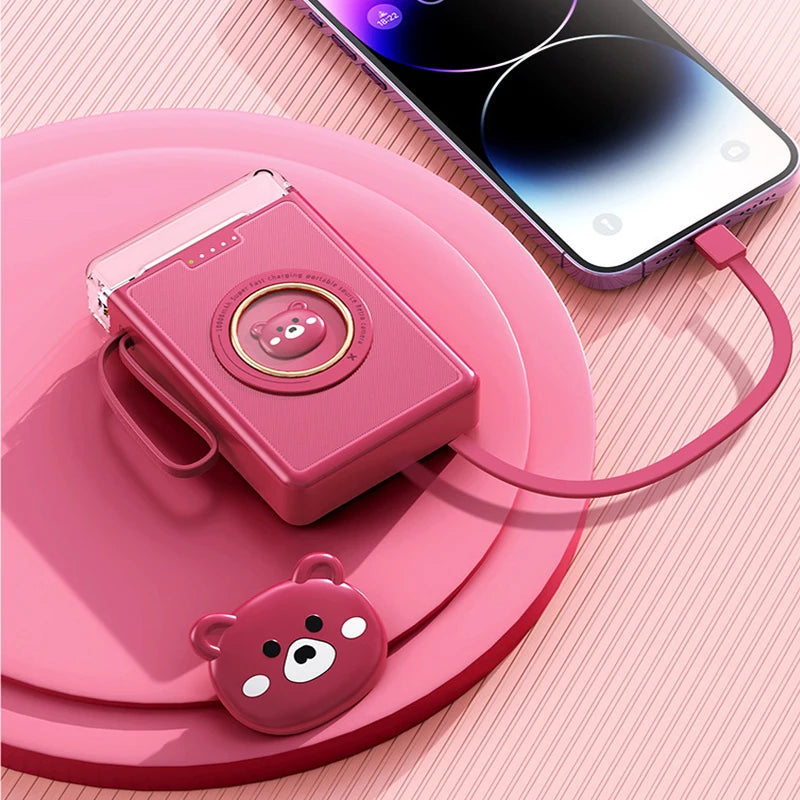 Cute Mini Power Bank 20000mAh Portable Charger | External Battery Pack