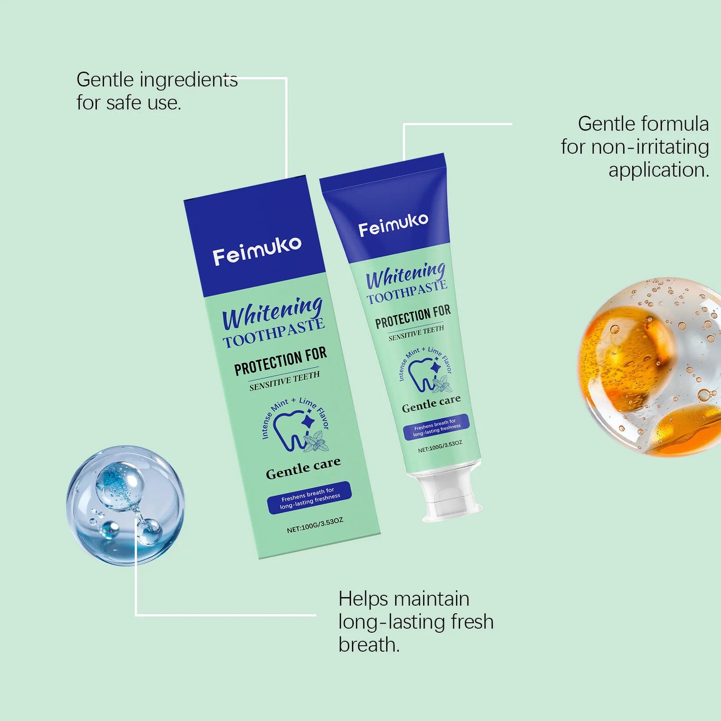 Gentle Tartar Reduction Toothpaste | Long-Lasting Freshness