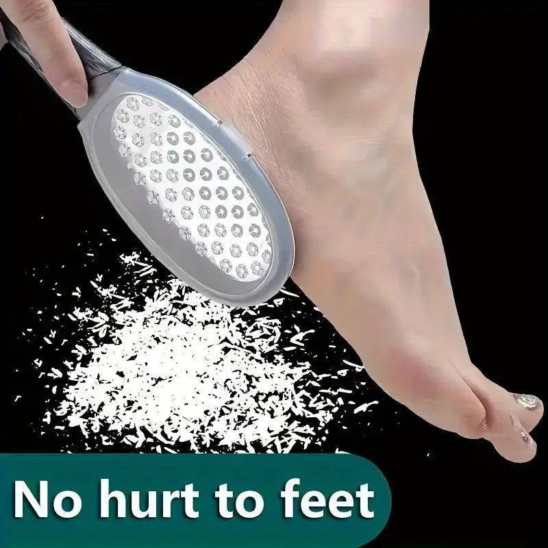 Ergonomic Stainless Steel Foot File | Home Pedicure Essential