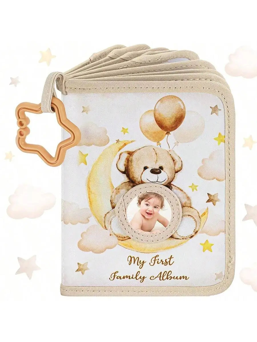 Baby Photo Album for First Year Memories | Giraffe Growth Book