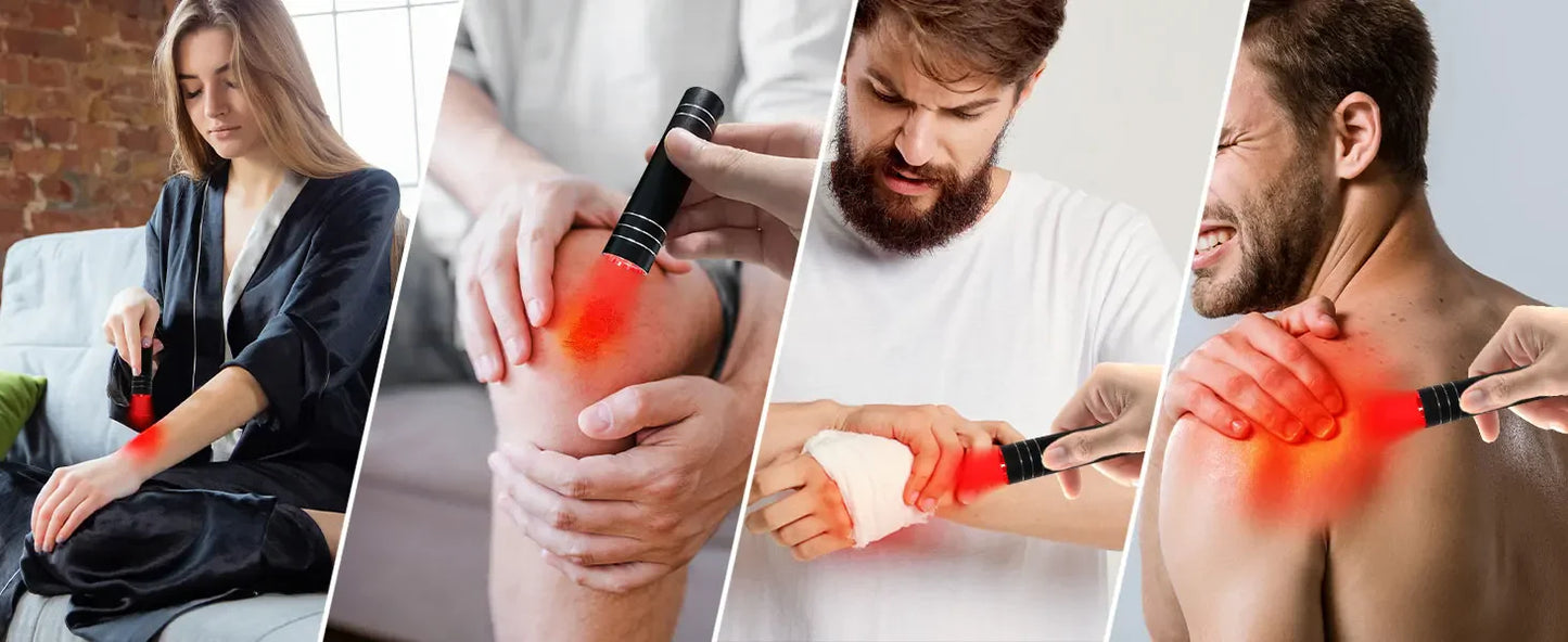 Red Light Therapy Lamp for Pain Relief | Portable LED Torch